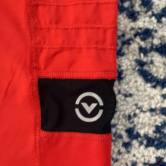 Bright red Virus workout leggings - Picture 4 of 4